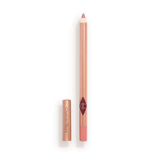 Charlotte Tilbury Lip Cheat Lip Liner Pencil - Gives Lips a Fuller-Looking, Defined Pout - Enriched with Jojoba Oil & Hyaluronic Acid - Waterproof, Smudge-Proof & Transfer-Proof - Pillow Talk Fair