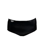 Rubberfashion Latex Hotpants - Rubber Gummi Hose Pants - sexy Shorts - Latex Slip Dessous für Damen und Herren schwarz 0.4mm M