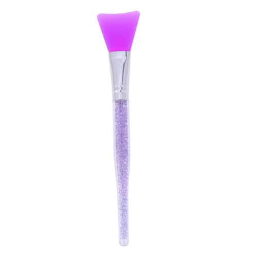 Healeved Face Mask Crystal Rod Brush Rhinestone Applicator Silicone Skincare Tool Exceptional Coverage