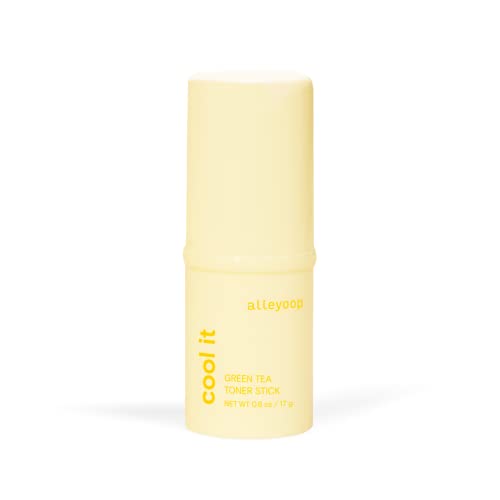 Alleyoop Alcohol-Free Green Tea Toner Stick For Face, Cool It - Deeply Hydrating Facial Toner For Sensitive, Dry And Oily Skin - Clears, Hydrates & Smooths Skin - Travel-Friendly & Vegan #TOP17