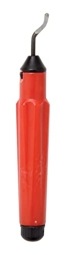Superior Tool 18850 Deburring Tool-Tool for Removing Burrs and Sharp Edges , Red