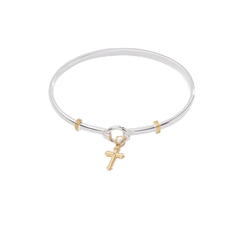 Alex and Ani Cross Clip Bangle