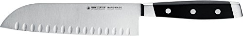 FELIX SOLINGEN 816007 FIRST CLASS Santoku-Messer mit Kullenschliff - 18cm Schneide aus Klingen-Stahl - Made in Germany Cover