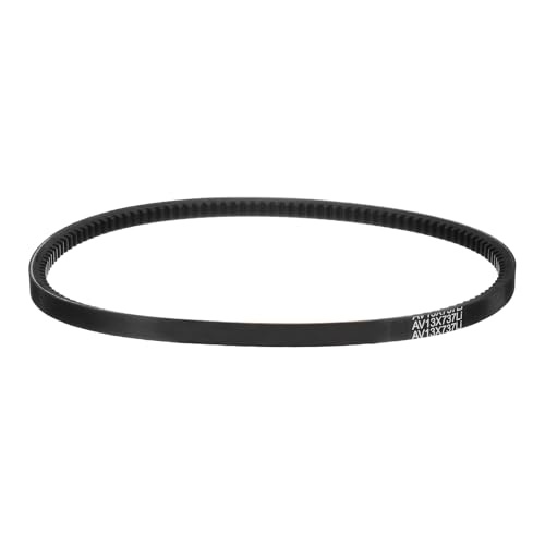 Image of uxcell AX29 EPDM V-Belt, Raw Edge Cogged Industrial Rubber V Belt 1 /2 inch Width x 29 inch Inside Circumference