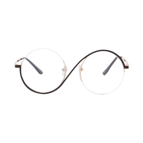 Generisch Gafas de luz azul, gafas de protección contra la luz azul para el trabajo de la pantalla del ordenador, uso diario, semimontura para juegos, viajes, trabajo, estudiantes, conductores