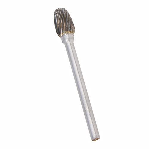 Fresa rotativa de carburo de tungsteno Auniwaig 6mm cabeza 3mm vástago miniatura 1