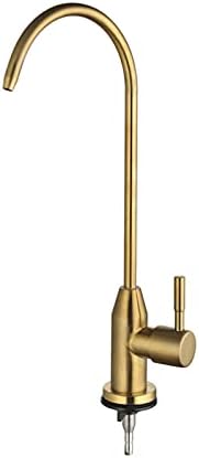 ZR98US Stainless Steel Water Purifier - Direct Drinking Faucet Filter, Single Handle, Spiral for Home Kitchen, Elegant and Functional