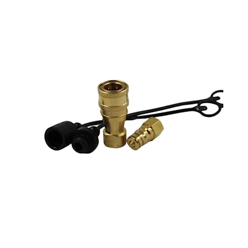 Image of LX-KZD 1 /4'' NPT ISO7241-B Brass Valve With FKM Seal Quick Disconnect Hydraulic Couples And For Carpet Cleaning Wand Truck Mount