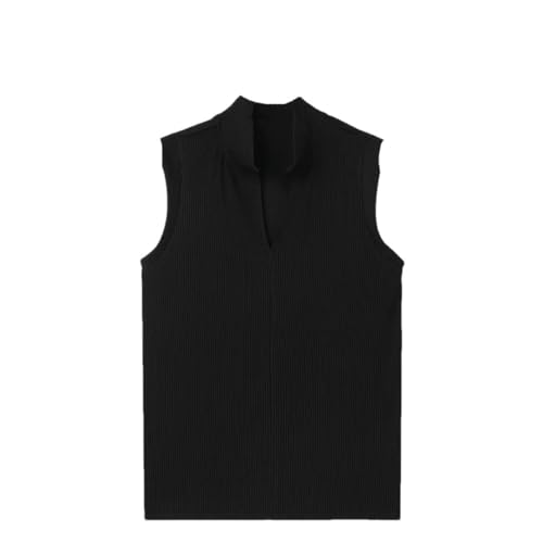 Men Tank Tops Solid Color V Neck Sleeveless Male Vests