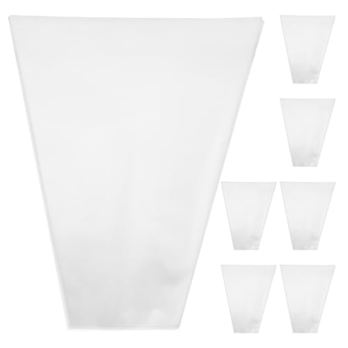 Emballage transparent pour bouquets de fleurs 100 pièces en film plastique 40 microns