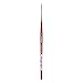 da Vinci Watercolor Series 1280 CosmoTop Spin Paint Brush, Medium Needle-Sharp Liner Synthetic with Red Handle, Size 4 (1280-4)