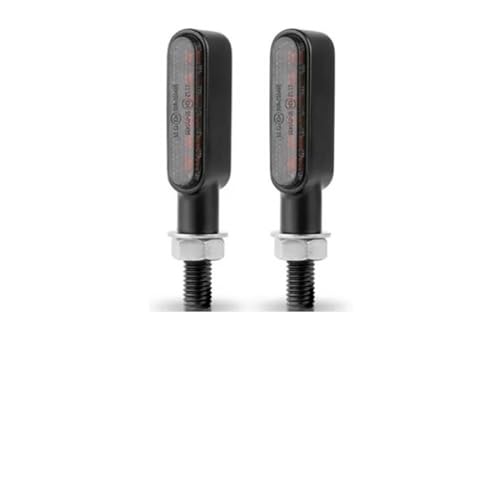 Clignotants LED pour moto 12V 8mm Cafe Racer feux clignotant