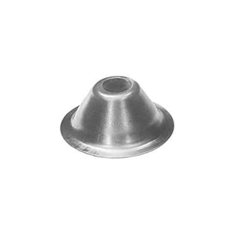 Rosette, konisch, 19 mm x 38 mm, Silber, 100 Stück Cover
