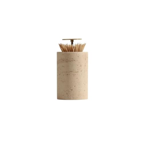 Distributeur de Cure-Dents de Type Poussoir LUNIZ Salon Maison