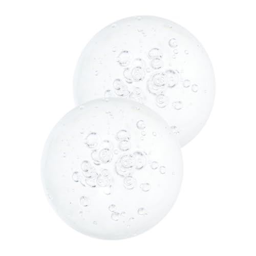 MOBUTOFU 2pezzi Sfere Decorative Trasparente Di Palline Per Fontane e Decorazioni Per Vasi Effetti Luce Incantevoli e Design Unico Per Acquari e Tavoli