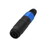 8PCS 4-Pin Pole Female Speak Coupler Adapter Audio Cable Connector Speak Female Connector NL4FC