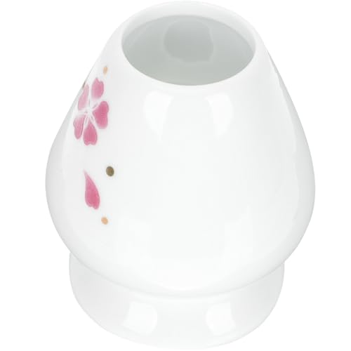 ROMISBABA 陶磁製抹茶茶筅ホルダー 和風茶筅立て 茶道具アクセサリー