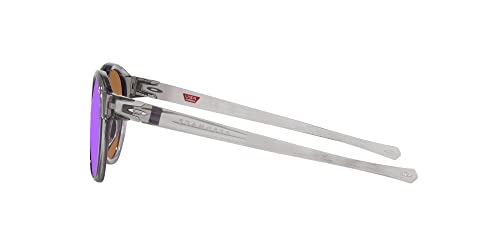 Oakley Men's OO9126F Reedmace Low Bridge Fit Round Sunglasses, Grey Ink/Prizm Violet, 54 mm4