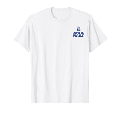 Star Wars R2-D2 t-shirt vêtement geek haut de forme imprimé poitrine style vintage