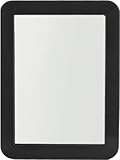 Boxgear Magnetic Locker Mirror - 5' x 7'- for School Locker, Bathroom, Household Refrigerator, Locker Accessory, Workshop Toolbox or Office Cabinet (Black)