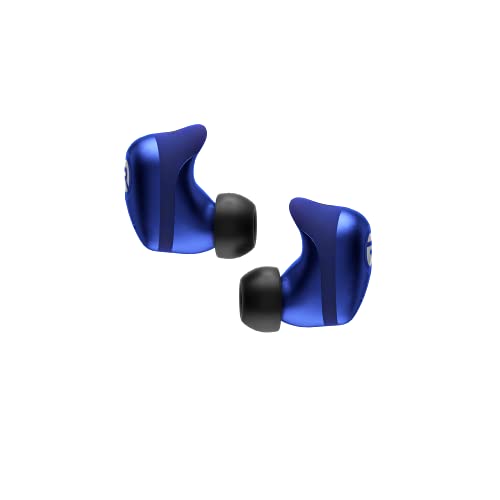 Image of Raycon Fitness Bluetooth True Wireless Earbuds with Built in Mic 54 Hours of Battery IPX7 Waterproof and Charging Case with Talk, Text, and Play Bluetooth 5.2 Portable Sport (Electric Blue)