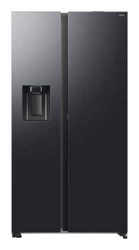Samsung RS80F64KEFEF Side-by-Side Réfrigérateur congélateur AI 178,4 cm 634 L Distributeur de glace/eau avec raccordement à eau fixe, AI Voice Control &...
