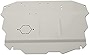 Mioobks Skid Plate Belly Pan Aluminum Fits MK4 (Silver)