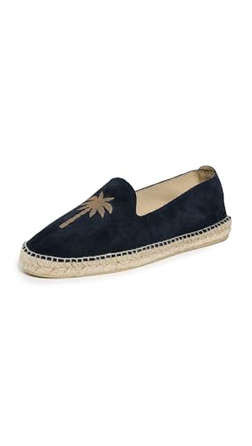 manebi Men's Embroidered Suede Classic Espadrilles