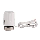 HWWW Elektrischer Thermostatantrieb, normalerweise offen/normal geschlossen, for Fußbodenheizungs-Thermostatventil, 230 V Wechselstrom, M30 x 1,5 mm(Normally Open)
