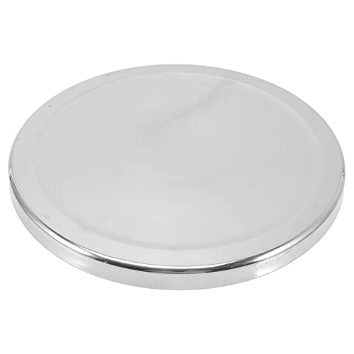 Genérico Taburete De Acero Inoxidable Asiento Reemplazo para Sillas De Barra 29cm De Diámetro y 2cm De Grosor Ideal para Comedores y Cantinas