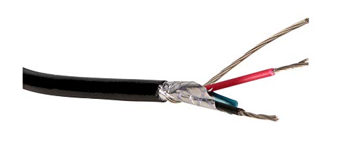 Belden 8451 Black Jacket 1 Pair 22 AWG Shielded Control Cable 1000 Ft