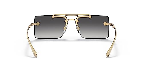 Image of Versace Woman Sunglasses Gold Frame, Grey Gradient Lenses, 60MM
