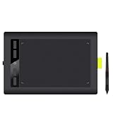 【Haute résolution】résolution de lecture de 5080 LPI, la disposition des lignes est plus fine, les lignes sont lisses et irrégulières, et avec le stylet sensible à la pression de haute précision, le positionnement du curseur est plus précis et vous pouvez le contrôler librement.