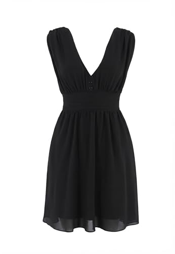 Morgan - Vestido para Mujer, Negro M, 44