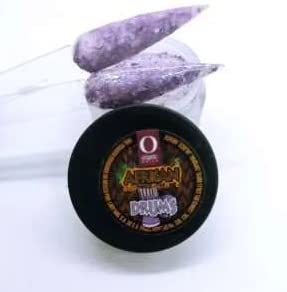 Organic Nails acrílico DRUMS polvo 14grms tarro polímero diseño mezcla, púrpura