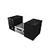 Panasonic SC-PMX802E-S Premium Hi-Fi-System mit DAB-Radio, CD-Player & Hi-Res-Streaming, integriertem Chromecast, Bluetooth, AirPlay 2, 3-Wege-Lautsprecher, Silber