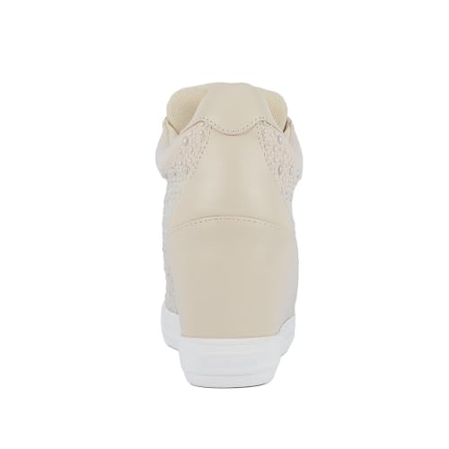 Image of Juicy Couture Women's Platform Wedge Sneakers High-Top Shoes-Journey
