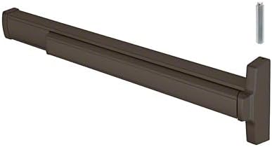 Jackson 312086R37313 36 Model 2086 Concealed Vertical Rod Panic Exit Device Right Hand Reverse Bevel Fits 3/0 x 7/0 Door Dark Bronze Finish