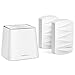 MeshForce Whole Home Mesh WiFi System M3 Suite (1 WiFi Point + 2 WiFi Dot) - Dual Band WiFi System Router Replacement and Wall Plug Extender - High Performance Wireless Coverage for 5+ Bedrooms Home