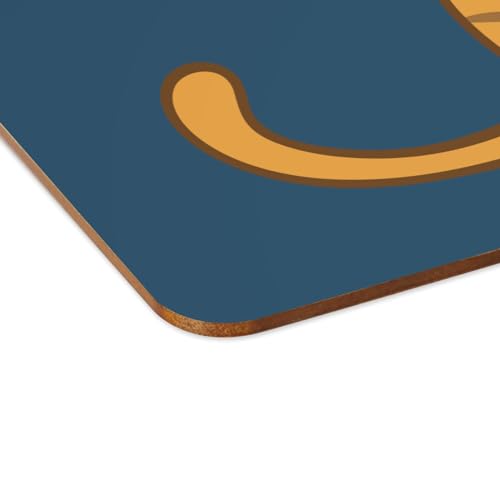Sets de table souples en liège bleu grand format napperons Cathletic - 4