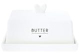 Bastion Collections - Butterdose mit schwarzer Aufschrift