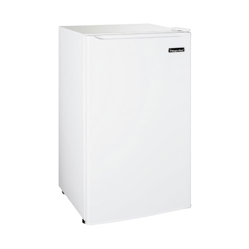 Image of Magic Chef 3.5 cu. ft. Mini Fridge in White with Interior Freezer Section