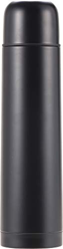Cressi Unisex-Adult Stainless Steel Thermal Flask 1 l Sport-Thermoflasche aus Edelstahl, Schwarz