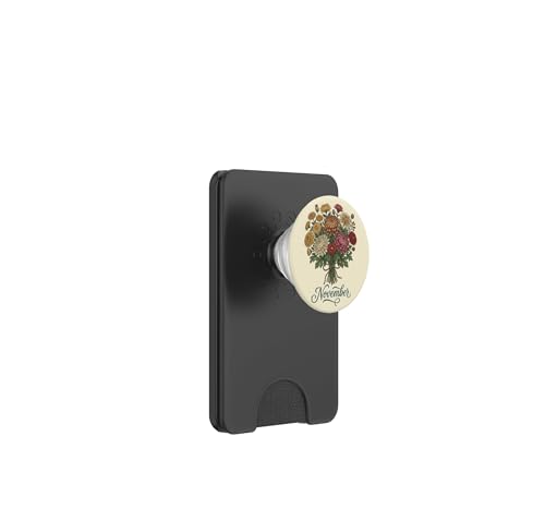 Crisantemo floral PopWallet para MagSafe con tarjetero magnético