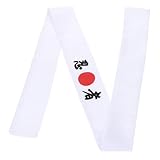 Anneome Diadema Japonesa Hachimaki de Algodón con Japonés Absorbente para Cocina Entrenamiento Karate y Disfraz Sushi Accesorio Bushido para Hombre y Mujer
