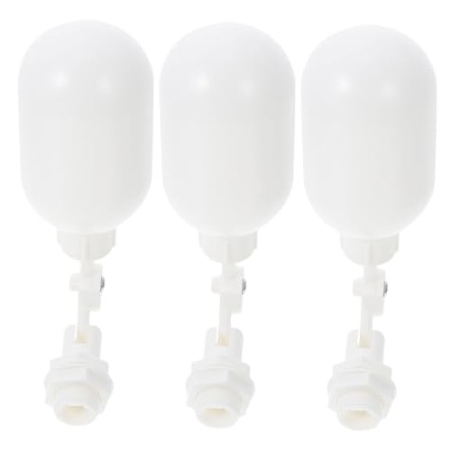 HAWILLOSCH 3pcs Float Valve Water Dispensers Auto Floating Balls Automatic Water Control Valve Tube Water Filter Float Ball Water Level Control of Water Tank Water Float Ball Plastic White