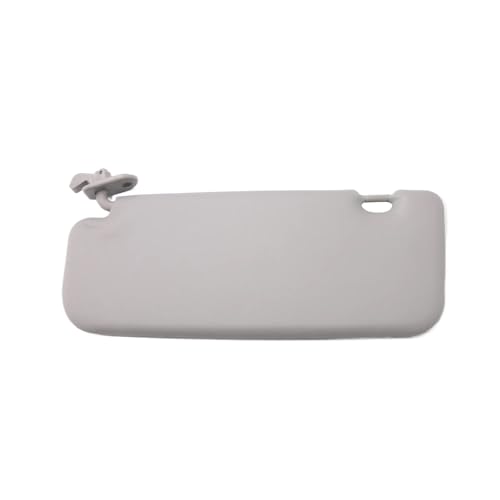 HLBTK 85210-1R000 Sun Visor - Driver Side Left Sun Protection Shade Replacement for 2011 2012 2013 2014 2015 Hyundai Accent 1E (LH Front) Gray