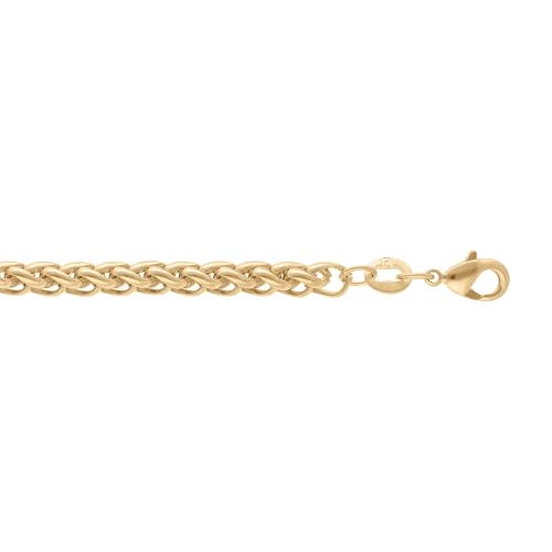 1001 Bijoux Bracelet palmier 3.5mm 19cm plaqué or + écrin (offert)
