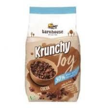 Pack 2x375g Muesli Krunchy Joy Cacao | Selección BIO | Sin Azúcares Añadidos (S/A) | Horneado Crujiente | Calidad Vegana | Alto en Fibra y Sabor Intenso