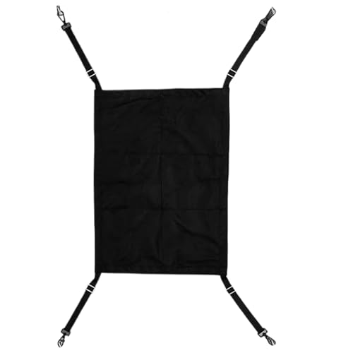 Horse Stall Gate, Aisle Guard Barrier, Adjustable Strap Door Frame, 27.17x19.29x0.2 Inches Durable Mesh Fabric, Easy Mounting for Stable Pasture, Equestrian Center, Riding Venue, Boarding Facility